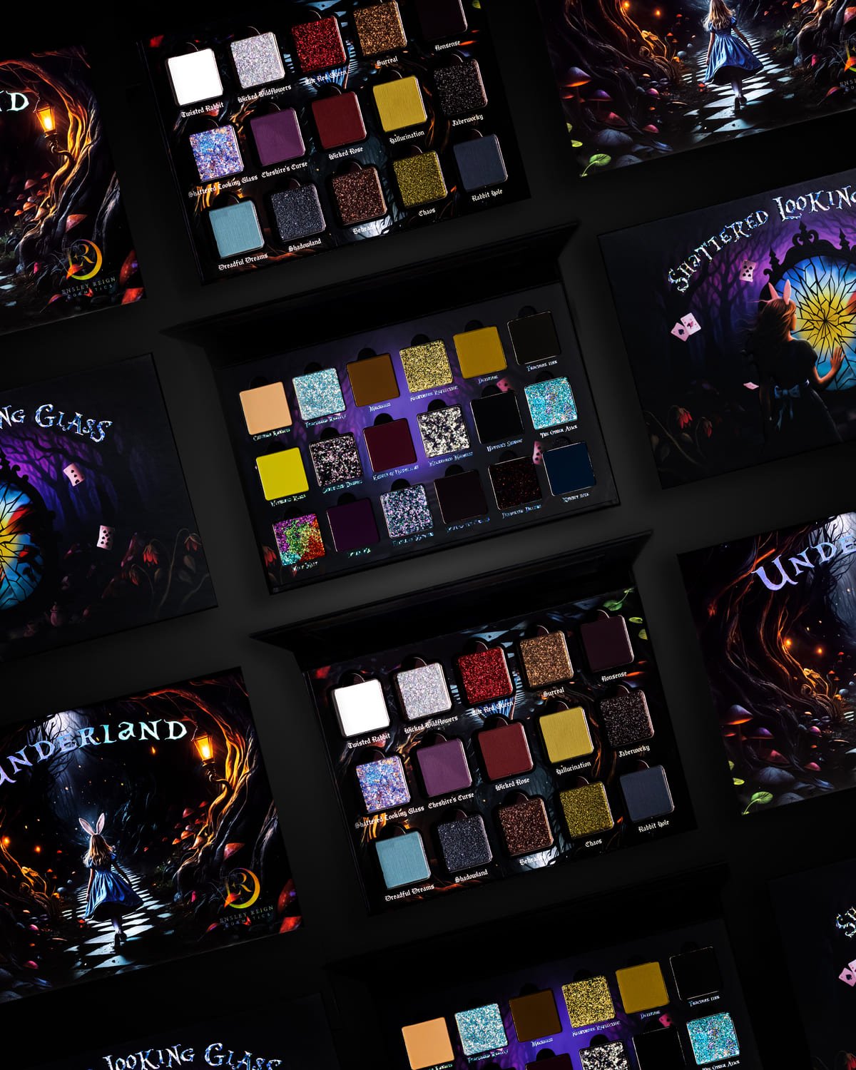 Shattered Looking Glass and Underland Palette Bundle - Ensley Reign Cosmetics