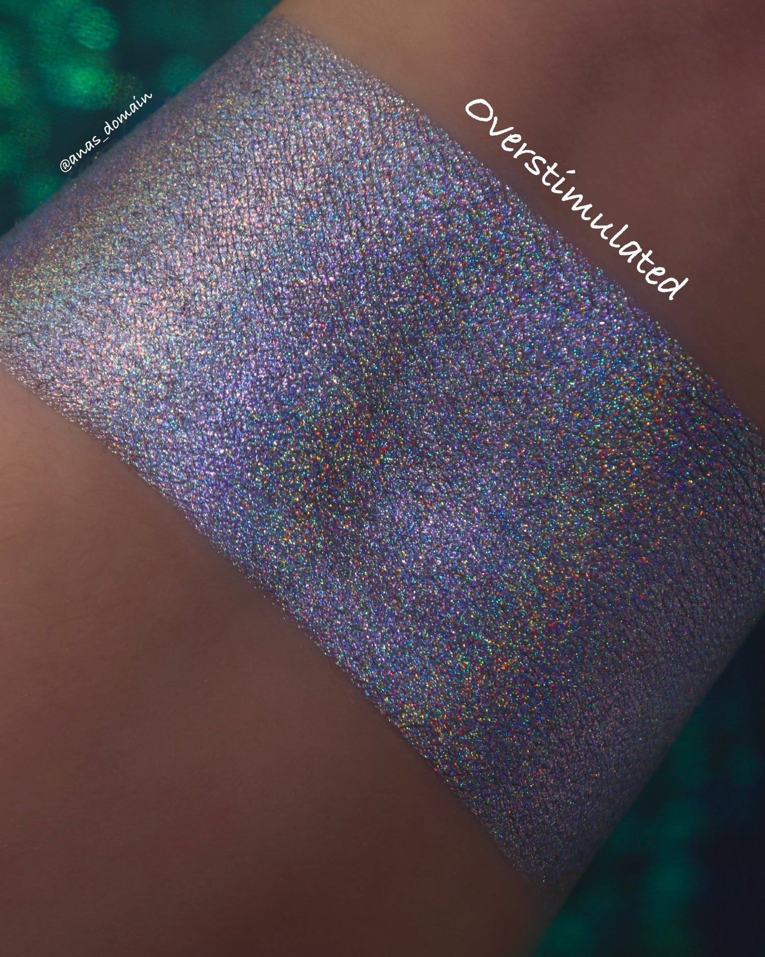 Overstimulated Multichrome Pressed Pigment Eyeshadow Single - Ensley Reign Cosmetics