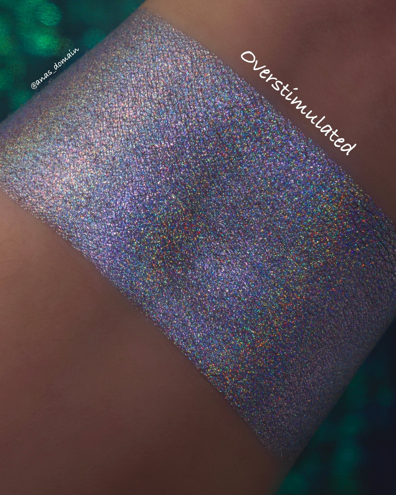 Overstimulated Multichrome Pressed Pigment Eyeshadow Single - Ensley Reign Cosmetics