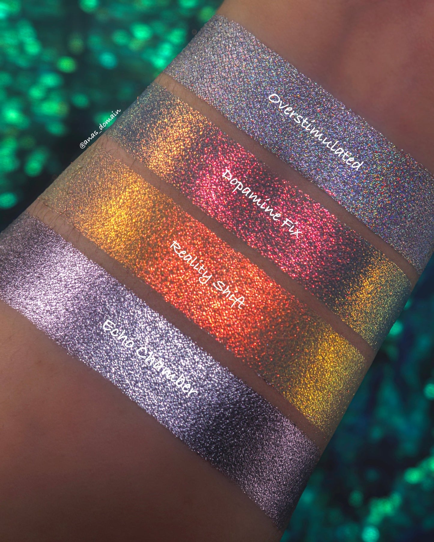 Overstimulated Multichrome Pressed Pigment Eyeshadow Single - Ensley Reign Cosmetics